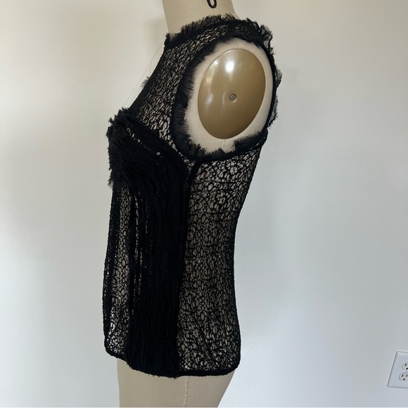 Trouvé Netted Fringe Sleeveless Top - Picture 5 of 7